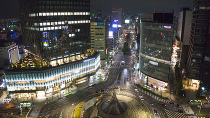 夜の名古屋駅