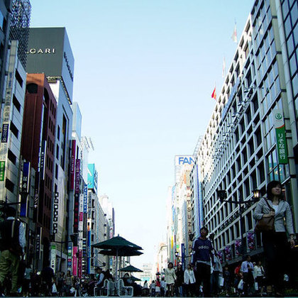 銀座の風景