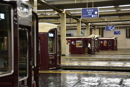 阪急梅田駅のホーム