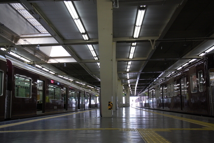 阪急梅田駅の駅構内