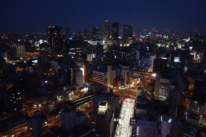 大阪・梅田のの綺麗な眺め