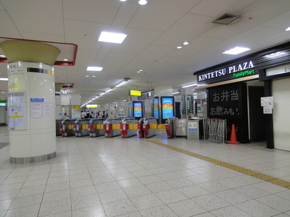 近鉄名古屋駅 地下改札口