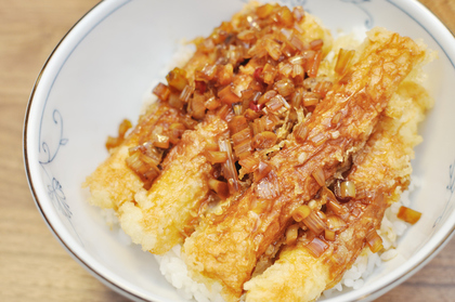 ちくわの丼もの