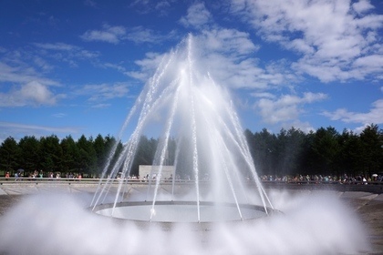 モエレ沼公園の噴水