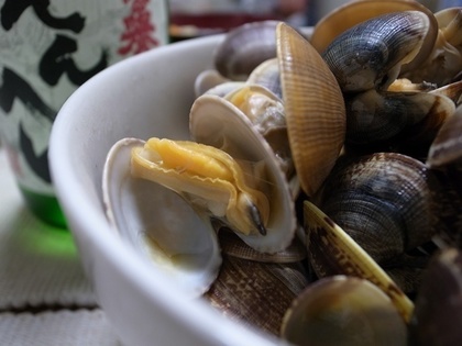 あさりの料理