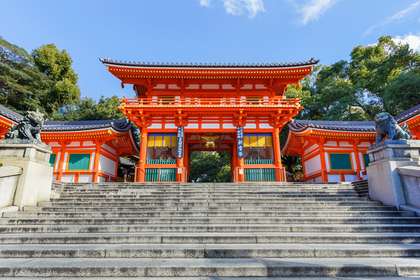 荘厳な雰囲気の神社