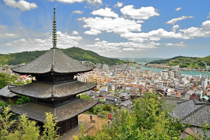 東寺から見える京都の街並み